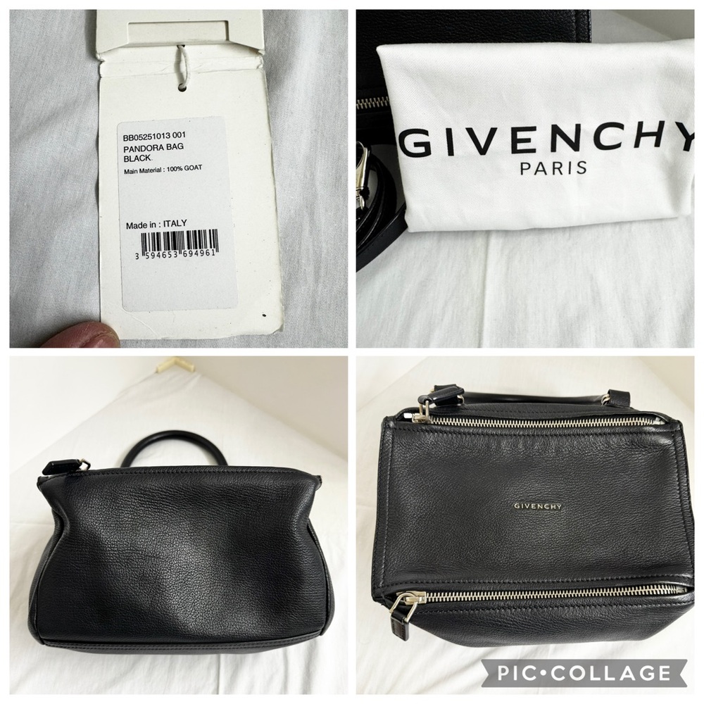 Givenchy Small Pandora Black Shoulder Bag - Picture 13 of 15